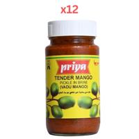 Priya Tender Mango Pickle In Brine 300G (Pack of 12)