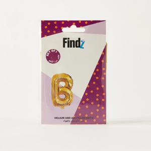 Findz Solid Letter 'B' Helium Balloon