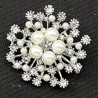 Women's Brooches Elegant Fashion Cute Brooch Jewelry Silver Pink Red For Party Lightinthebox - thumbnail