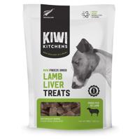 Kiwi Kitchens Raw Freeze Dried Lamb Liver Dog Treats 110G