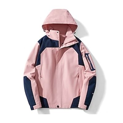 Women's Raincoat Waterproof Rain Jacket Winter Windproof Trench Coat Fall Sport Outdoor Hiking Jacket Winter Coat Zip up Hooded Jacket with Pocket Warm Outerwear Long Sleeve Black White Pink Lightinthebox Women's Raincoat Waterproof Rain Jacket Winter Windproof Trench Coat Fall Sport Outdoor Hiking Jacket Winter Coat Zip up Hooded Jacket with Pocket Warm Outerwear Long Sleeve Black White Pink Lightinthebox