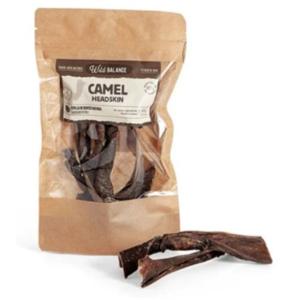 Wild Balance Natural Snack Camel Headskin For Dogs - 100G