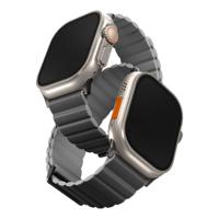 Uniq Revix Premium Edition Reversible Magnetic Strap for Apple Watch 49/45/44/42mm - Charcoal (Charcoal/Ash Grey) - thumbnail