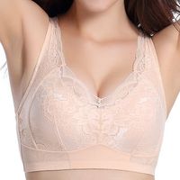 Wireless Soft Lace-trim Breathable Yoga Sleeping Home Bras