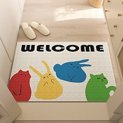 Cartoon Fashion High End Entrance Door Mat Dirt Resistant Anti Slip and Dustproof Can Be Cut Scraped and Rubbed Against the Ground Mat Lightinthebox