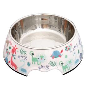 Cozy Paws Single Melamine Bowl -14x17.5x6cm White Scoopy