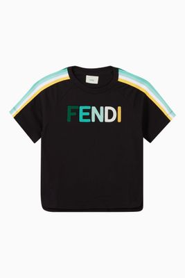 Logo Print T-shirt in Cotton Jersey Logo Print T-shirt in Cotton Jersey