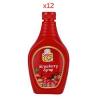 Super Chef Syrup Strawberry 624Gm (Pack Of 12)