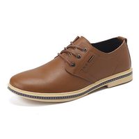 Men British Style Retro Leather Formal Shoes