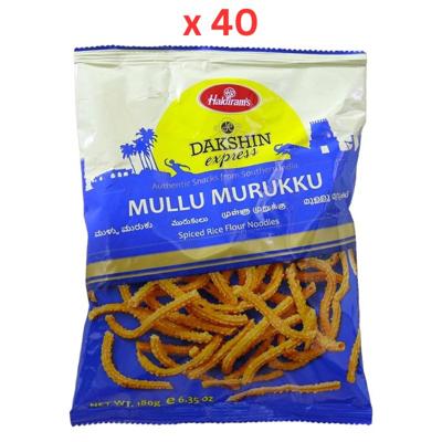 Haldirams Dakshin Express Mullu Murukku 180gm - Pack Of 40