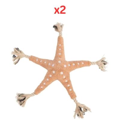 Trixie Be Nordic Starfish Jane Dog Toy - Beige 32cm (Pack Of 2) Trixie Be Nordic Starfish Jane Dog Toy - Beige 32cm (Pack Of 2)