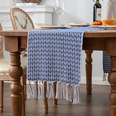 Table Runner Cotton Linen Blend Dining Table Decoration, Farmhouse Tablerunner Table Flag Decor For Dining Weddig Party Holiday miniinthebox Table Runner Cotton Linen Blend Dining Table Decoration, Farmhouse Tablerunner Table Flag Decor For Dining Weddig Party Holiday miniinthebox
