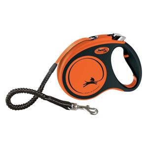 Flexi Xtreme M Tape Cat/Dog Leash 5M - Black/Orange