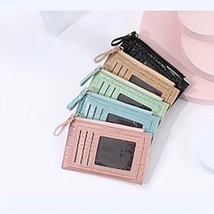Credit Card Holder Wallet PU Leather Name Card Holder Professional Waterproof Multi for Women Men miniinthebox