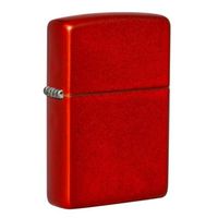 Zippo 49475 Metallic Red Classic Windproof Lighter - thumbnail
