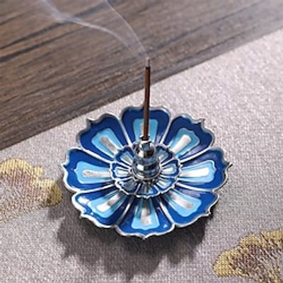 Vintage Lotus Fragrance Insert Thread Fragrance Incense Burner Plate Lotus Holder Cucurbitar Fragrant Seat Base Incense Clip Lightinthebox