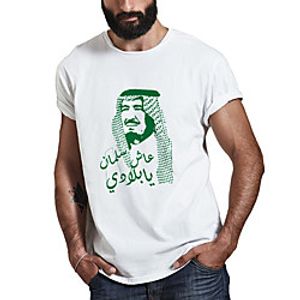 Men's Unisex Tee T shirt Hot Stamping Graphic Prints Human Plus Size Print Short Sleeve Casual Tops Cotton Basic Fashion Designer Big and Tall White Lightinthebox