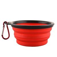 Nutrapet Fold Em Bowls - 13 X 9 X 5.5Cm - Red