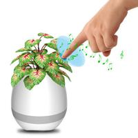 Honana FGP1 USB Bluetooth Music Flowerpot Electrostatic Induction Night Light Flower Pot - thumbnail