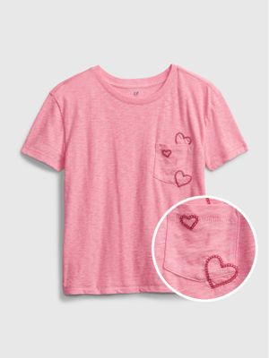 Kids Print Pocket T-Shirt Kids Print Pocket T-Shirt