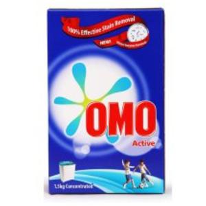 Omo Auto Active Powder Laundry Detergent 1.5Kg