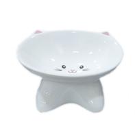 Nutrapet Ceramic Kitty Podium - 16 X 9.5Cm White - thumbnail