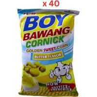 Ksk Boy Bawang Golden Sweet Corn Butter Flavor, 100 Gm Pack Of 40 (UAE Delivery Only)