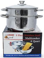 VINOD STEAMER 2 TIER - 20CM VINOD STEAMER 2 TIER - 20CM