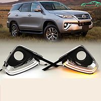 OTOLAMPARA Car Factory OEM DRL Fog Light Kit 20W COB LED Daytime Running Lights for Toyota Fortuner 2015-2020 Year Whole Kit Lightinthebox - thumbnail