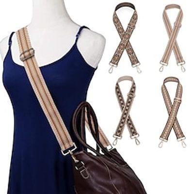 Women's Tote Cotton Daily Holiday Adjustable Durable Geometric Folk Earth Yellow Black Brown Lightinthebox