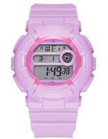 Astro Kids J0609 Movement Watch, Digital Display and Polyurethane Strap, Pink - A23921-PPPP