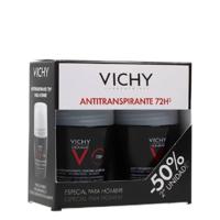 Vichy Homme Extreme Control 72h Anti-Transpirant Roll-On Deodorant Pack 2x50ml