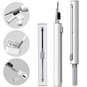 3-in-1 Cleaning Pen Cleaner Kit Soft Brush Earbuds Cleaning Tools For Airpods Pro 1 2 BT Earphones Case For Apple Android And Other Electronic Accessories Lightinthebox