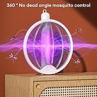 Folding Electric Mosquito Swatter Electric Mosquito Swatter USB Mosquito Killer Rechargeable Household 2-in-1 Mosquito Killer Light Lightinthebox - thumbnail