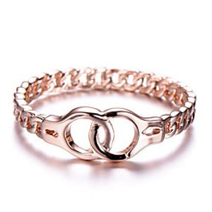 women's handcuffs simple ring platinum-plated female jewelry Lightinthebox
