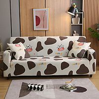 Dustproof All-powerful Slipcovers Stretch Sofa Cover Super Soft Fabric Couch Cover With One Free Boster Case(Chair/Love Seat/3 Seats/4 Seats) miniinthebox - thumbnail