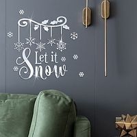 Santa Claus Cry 3d 3d Acrylic Mirror Face Sticker Bedroom Living Room Decoration Wall Sticker miniinthebox - thumbnail