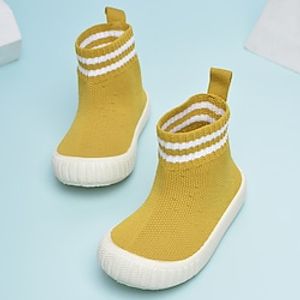 Boys Girls' Sneakers Sports  Outdoors Comfort School Shoes Beach Knit Breathability Sporty Look Little Kids(4-7ys) Home Daily Walking Shoes LeisureSports Yellow Rosy Pink Red Spring Fall miniinthebox