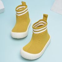Boys Girls' Sneakers Sports  Outdoors Comfort School Shoes Beach Knit Breathability Sporty Look Little Kids(4-7ys) Home Daily Walking Shoes LeisureSports Yellow Rosy Pink Red Spring Fall miniinthebox - thumbnail