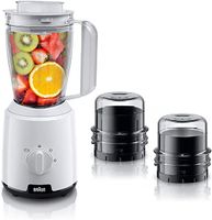 Braun PowerBlend1 Jug Blender, JB 1023 WH, 600 Watts, 1.2L Capacity