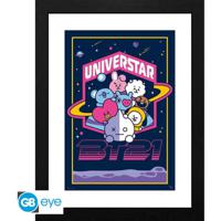 GB Eye BTS BT21 Framed Collector's Print "Universtar" (30 x 40 cm)