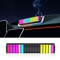 Auto Car Interior RGB Light Music Rhythm Control Diffuser Vent Clip Air Fresheners LED Atmosphere Aromatherapy Decorative Lamp miniinthebox - thumbnail