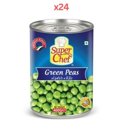 Super Chef Green Peas 400Gm (Pack Of 24)