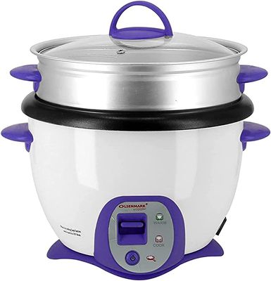Olsenmark 650 Watts Automatic Rice Cooker, 1.8 Litre Capacity-(White)-(OMRC2117)