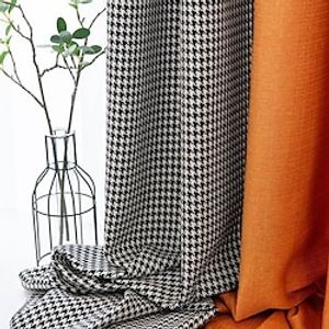 new nordic splicing shading finished thickening curtain living room bedroom bay window balcony finished product Lightinthebox