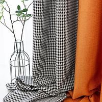 new nordic splicing shading finished thickening curtain living room bedroom bay window balcony finished product Lightinthebox - thumbnail