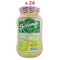 Siblings Sweet Sugar Palm Fruit Kaong White - 340 Gm Pack Of 24 (UAE Delivery Only)