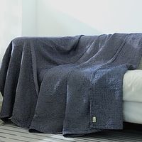 Minimalist Style Cotton Sofa Cover, Sofa Towel, Seasonal Gauze, Fine and Dense Small Grid Sofa Cushion, Blanket, Towel, Quilt Lightinthebox - thumbnail