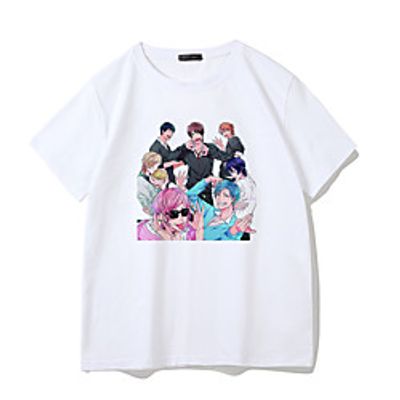 Inspired by Yarichin Club Cosplay Cosplay Costume T-shirt Polyester / Cotton Blend Print T-shirt For Women's / Men's miniinthebox