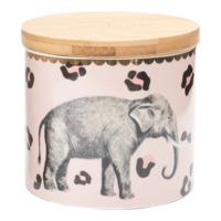 Yvonne Ellen Storage Jar Sml Elephant - thumbnail